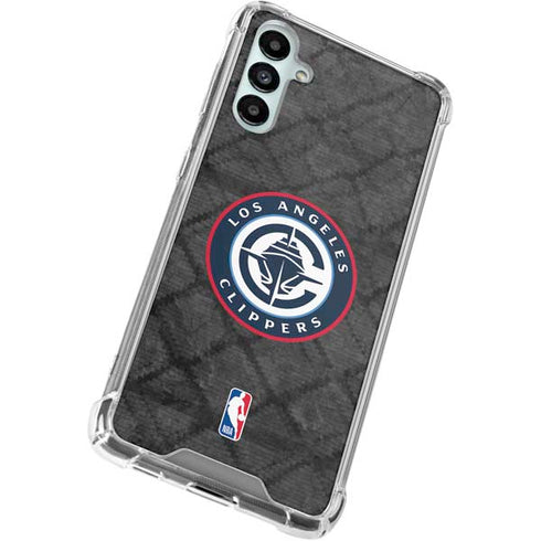 NBA Los Angeles Clippers Black Rust Galaxy A15 5G Clear Case